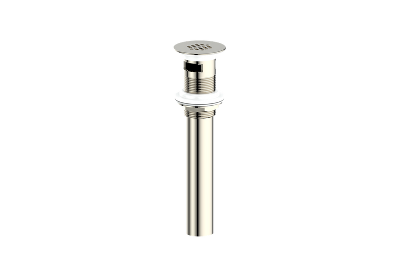Vogt Grid Drain with Overflow – Polished Nickel – PU.401.PN