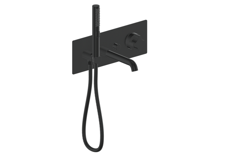 Vogt Mond Wall-Mount Tub Filler – Matte Black – BF.M2.2200.MB