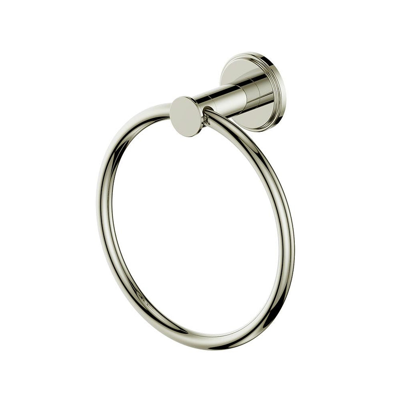 Vogt Zehn Towel Ring – Polished Nickel – BA.0109.PN