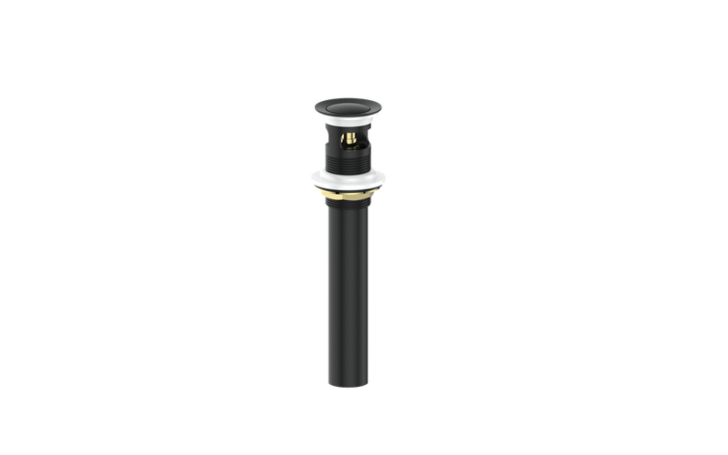 Vogt Standard Pop-Up Drain with Overflow – Matte Black – PU.101.MB