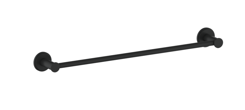 Vogt Zehn 18" Single Towel Bar – Matte Black – BA.0609.MB