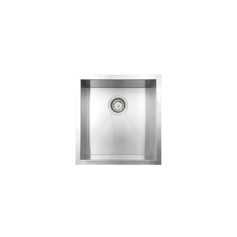 Vogt Vienna 18Z 17" Single-Bowl 18-Gauge Stainless Steel Undermount Bar / Prep Sink with Bottom Grid – KS.1717.V18Z-63