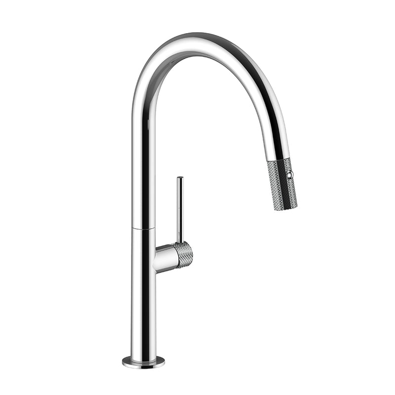 Vogt Drava 16" Pull-Down Kitchen Faucet – Chrome – KF.16D1.1214.CC