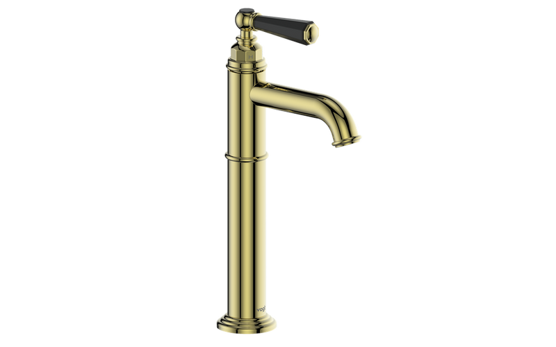 Vogt Carinthia Vessel Bathroom Sink Faucet – Brushed Gold / Matte Black – BF.C2.1100.BGB