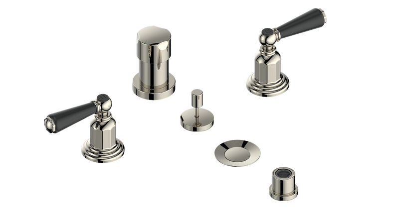 Vogt Carinthia Bidet Faucet – Polished Nickel / Matte Black – BF.C1.3000.PB