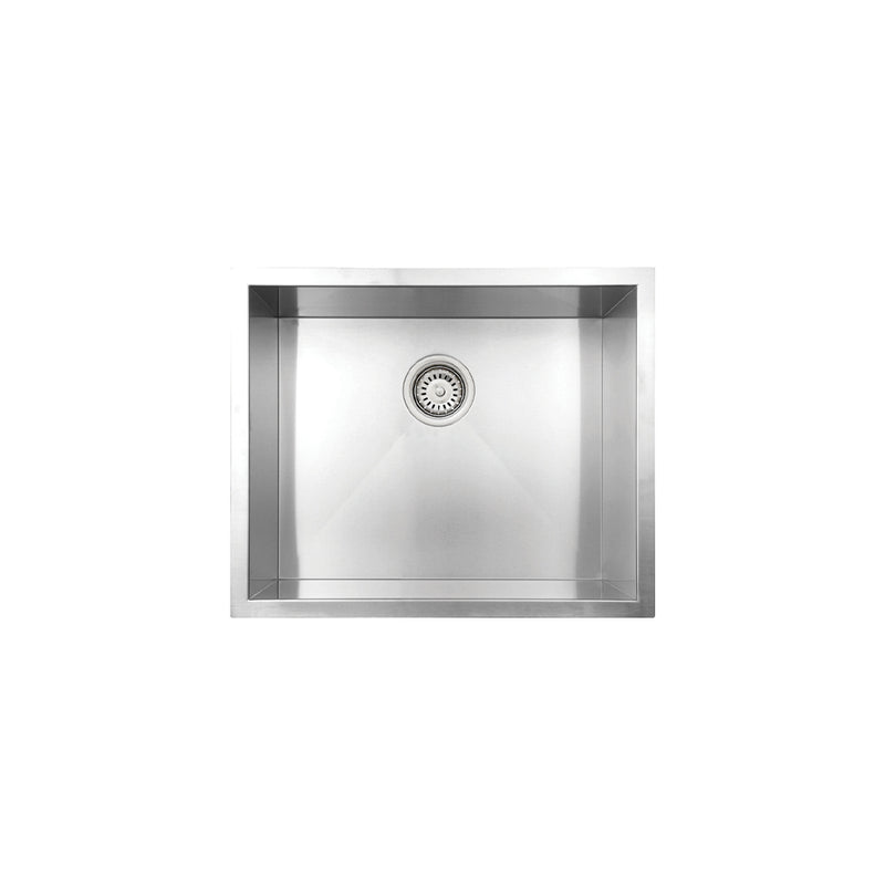 Vogt Salzburg 18Z 23" Single-Bowl 18-Gauge Stainless Steel Undermount Kitchen Sink – KS.2318.S18Z-61