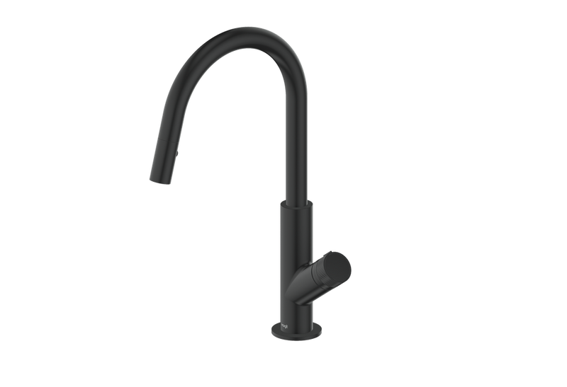 Vogt Mond 16" Pull-Down Kitchen Faucet – Matte Black – KF.16M1.1504.MB