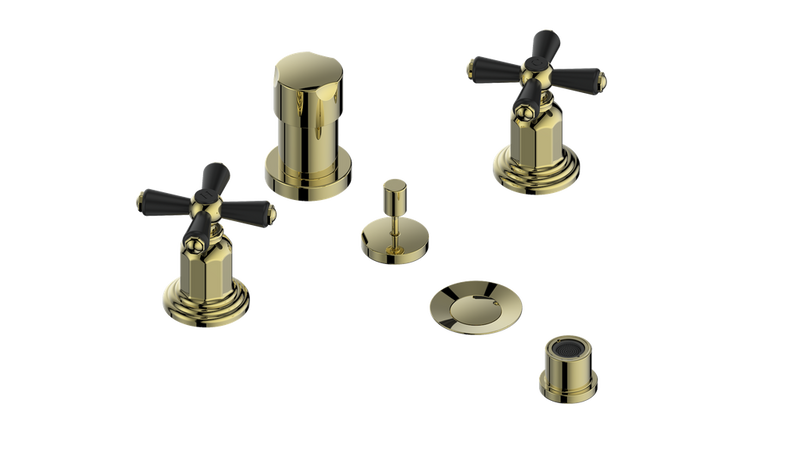 Vogt Carinthia Bidet Faucet – Brushed Gold / Matte Black – BF.C3.3000.BGB