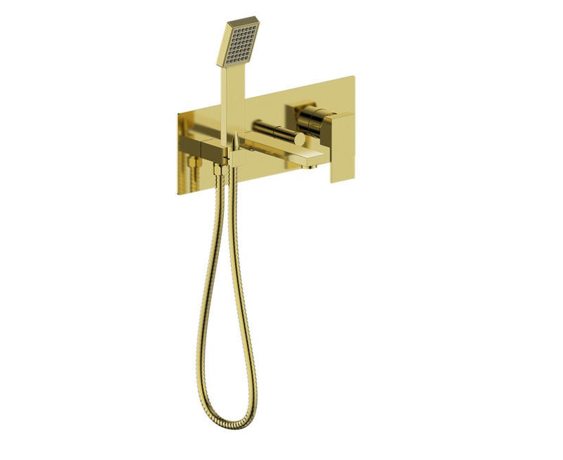 Vogt Kapfenberg Wall-Mount Tub Filler – Brushed Gold – BF.KG.2200.BG