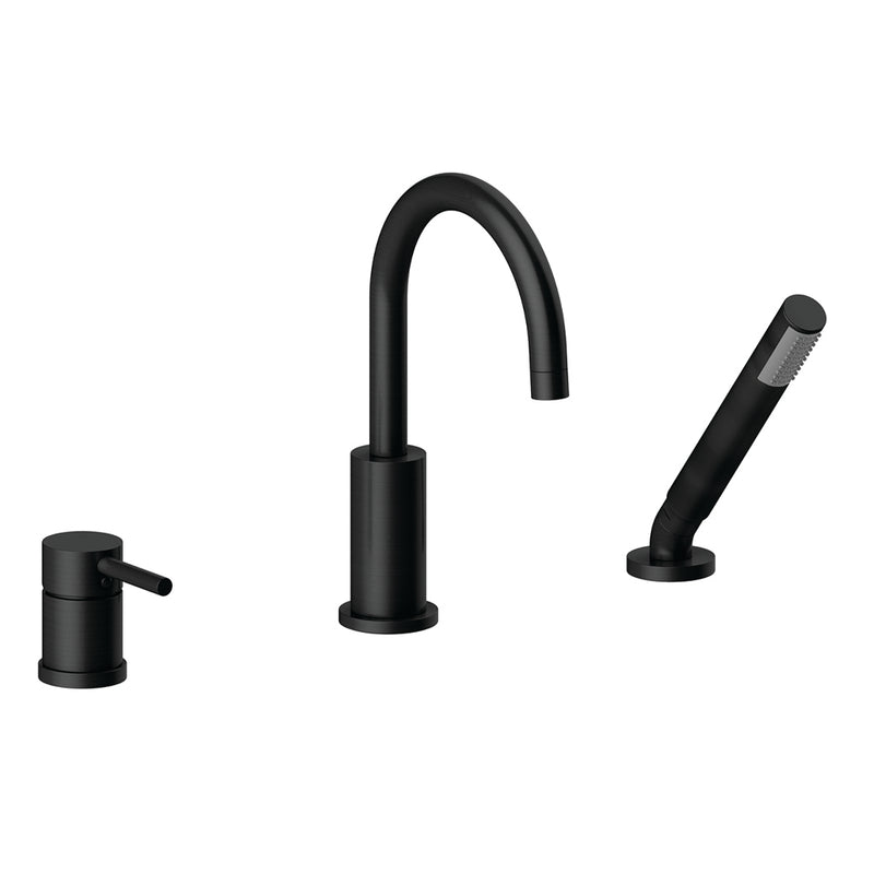 Vogt Worgl 3-Hole Deck-Mount Tub Filler – Matte Black – BF.WL.2000.MB