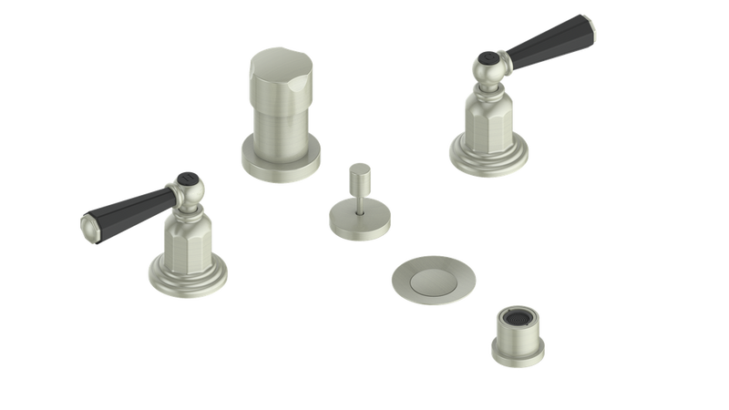 Vogt Carinthia Bidet Faucet – Brushed Nickel / Matte Black – BF.C2.3000.BB