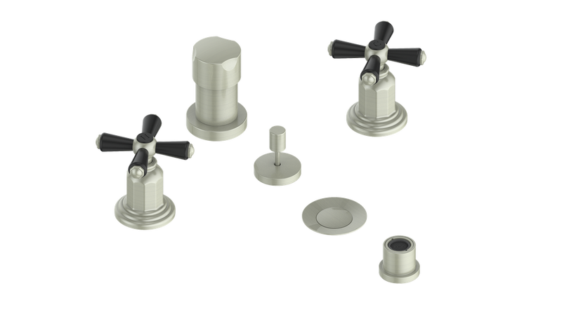 Vogt Carinthia Bidet Faucet – Brushed Nickel / Matte Black – BF.C3.3000.BB