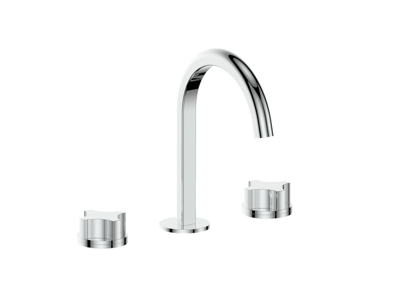 Vogt Mond 8" Widespread Bathroom Sink Faucet with Pop-Up Drain – Chrome – BF.M2.1311.CC