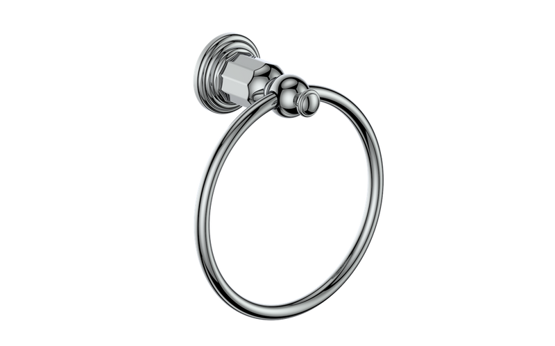 Vogt Carinthia Towel Ring – Chrome – BA.0110.CC