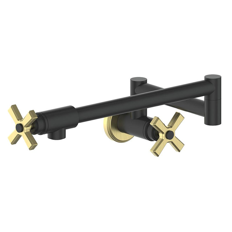 Vogt Zehn Kitchen Pot Filler – Matte Black / Brushed Gold – KF.ZN.14.BGB