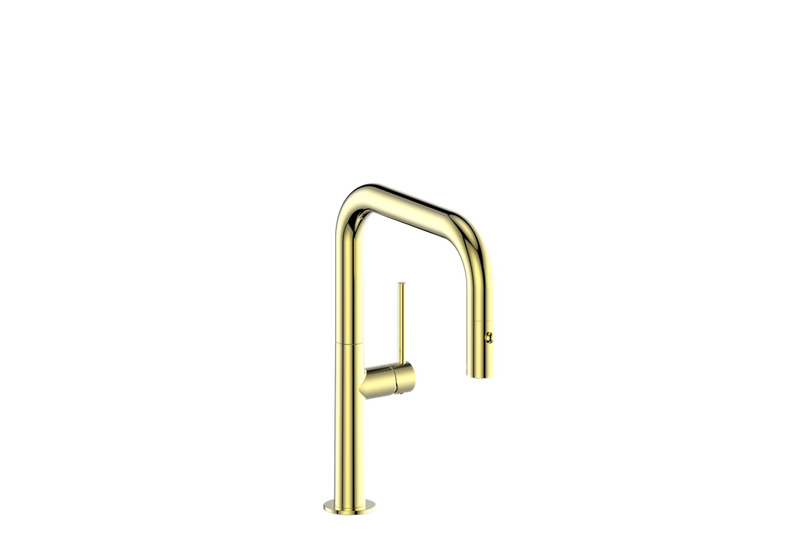 Vogt Dornbirn 13" Bar & Prep Faucet – Brushed Gold – KF.13D3.0204.BG