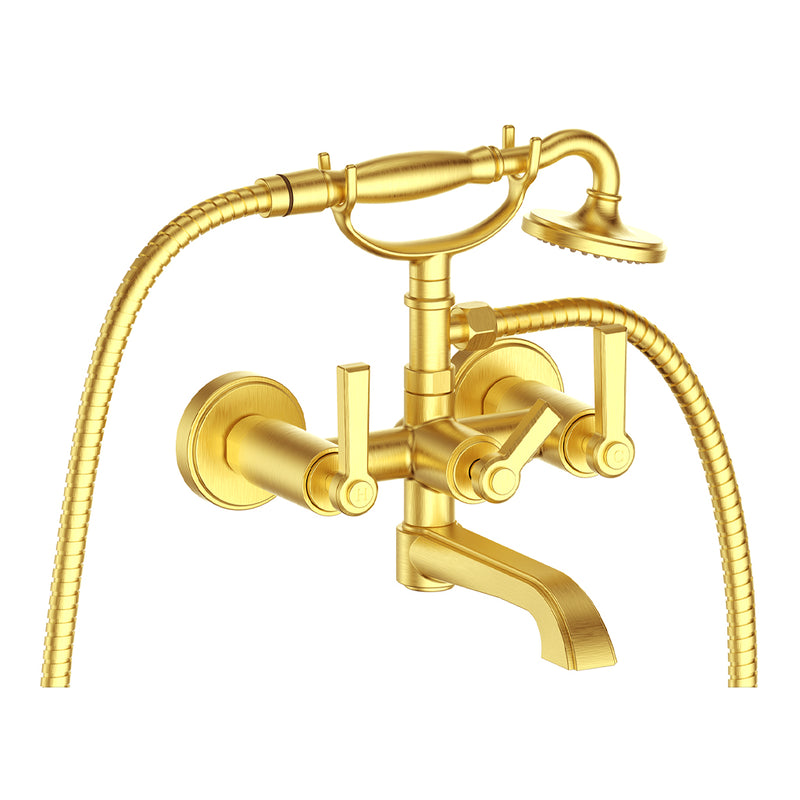 Vogt Zehn Wall-Mount Tub Filler – Brushed Gold – BF.Z1.2200.BG