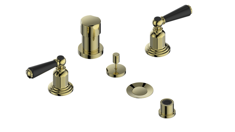 Vogt Carinthia Bidet Faucet – Brushed Gold / Matte Black – BF.C1.3000.BGB