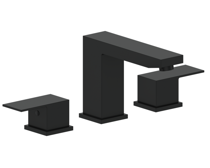 Vogt Kapfenberg 8" Widespread Bathroom Sink Faucet with Pop-Up Drain – Matte Black – BF.KG.1311.MB