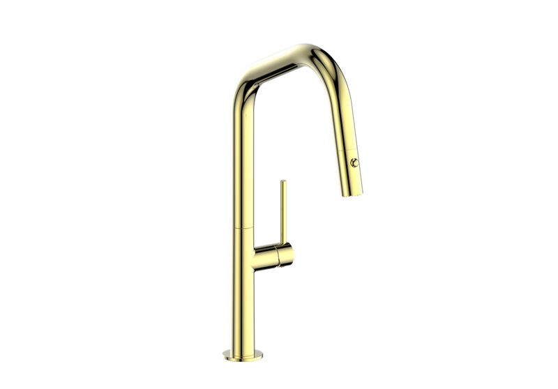 Vogt Dornbirn 16" Kitchen Faucet – Brushed Gold – KF.16D2.0204.BG