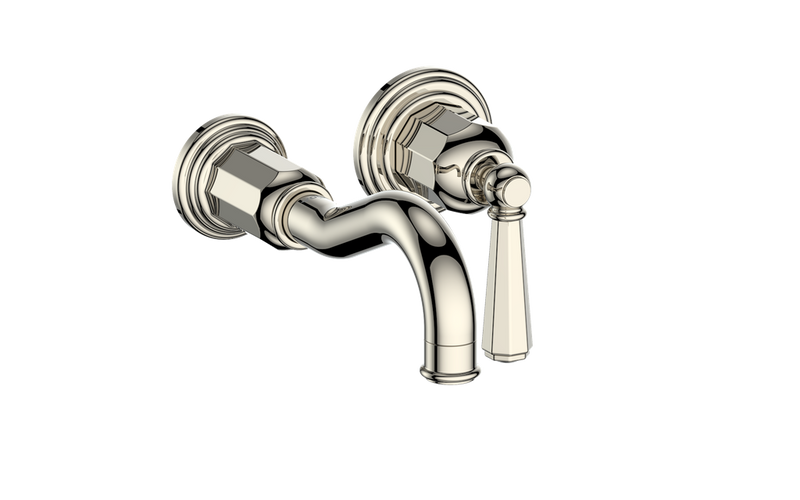 Vogt Carinthia Wall-Mount Bathroom Sink Faucet – Polished Nickel – BF.C2.1420.PN