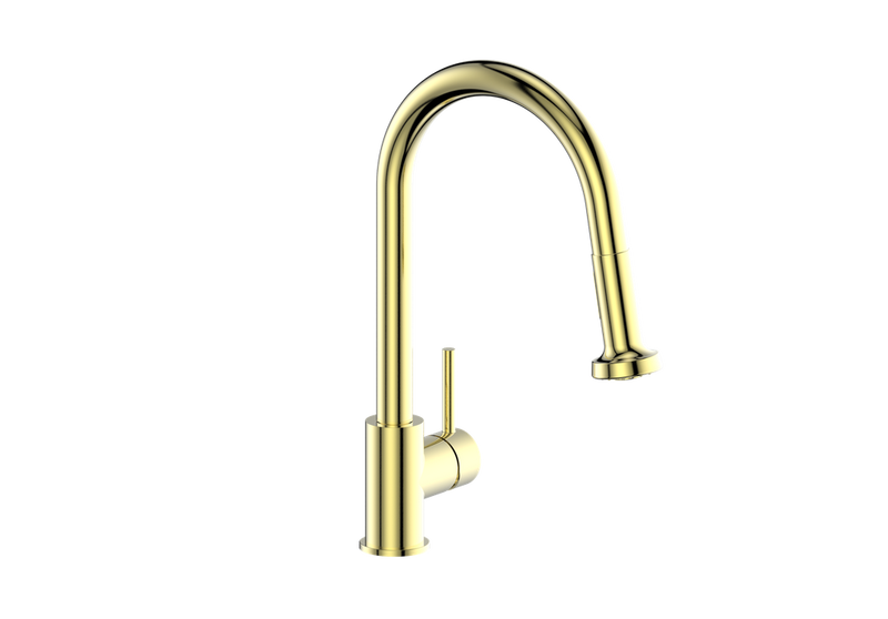 Vogt Traun A Pull-Down Kitchen Faucet – Brushed Gold – KF.16TN.0101.BG