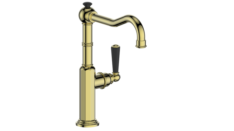 Vogt Carinthia Kitchen Bar & Prep Faucet – Brushed Gold  Matte Black – KF.12CA.2200.BGB