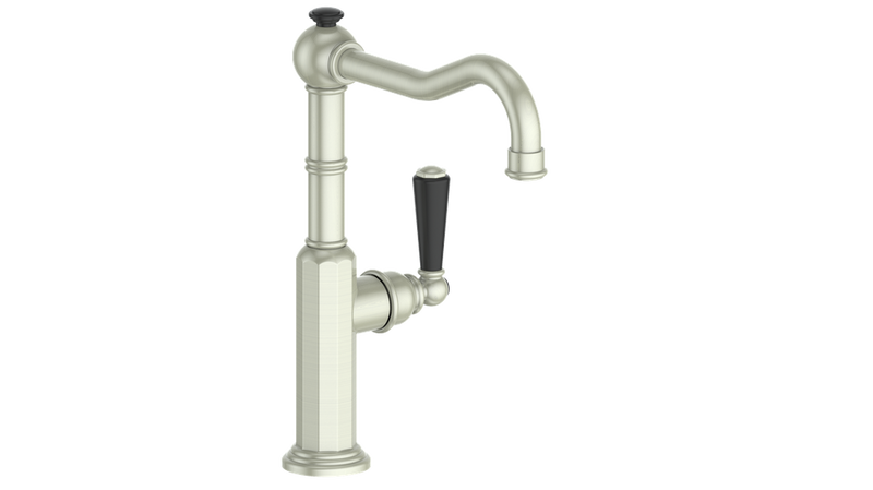 Vogt Carinthia Kitchen Bar & Prep Faucet – Brushed Nickel  Matte Black – KF.12CA.2100.BB