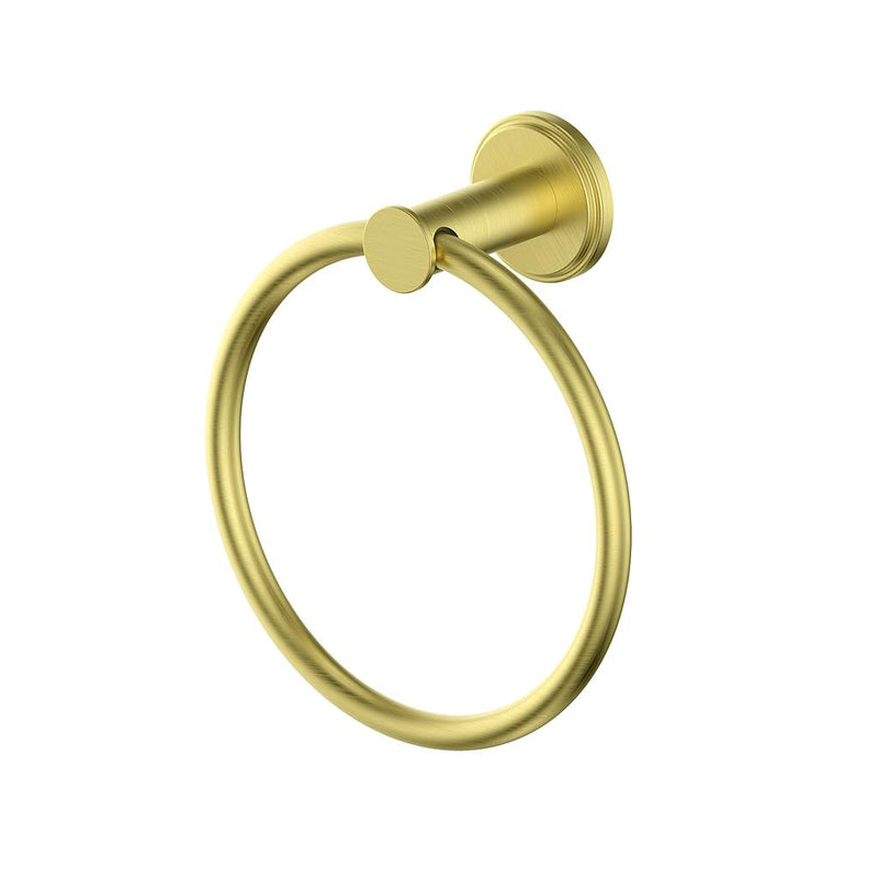 Vogt Zehn Towel Ring – Brushed Gold – BA.0109.BG