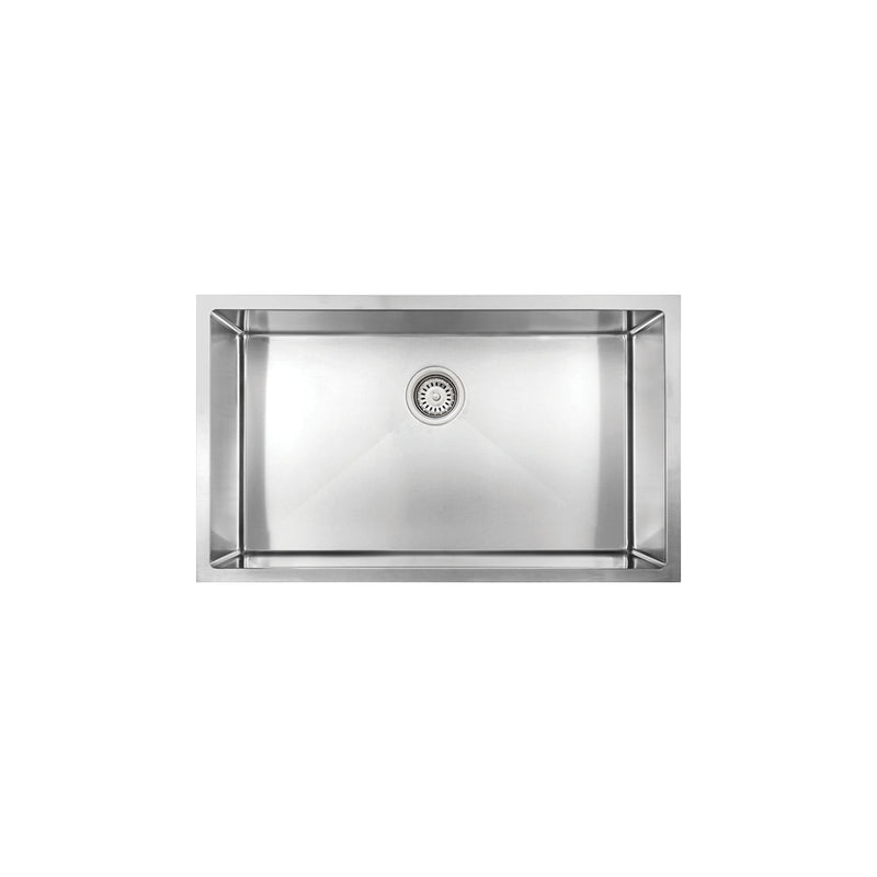 Vogt Wolfsberg 18R 32" Single-Bowl 18-Gauge Stainless Steel Undermount Kitchen Sink – KS.3218.W18R-61