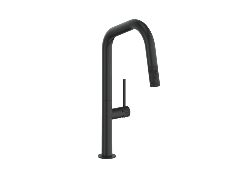 Vogt Drava 16" Pull-Down Kitchen Faucet – Matte Black – KF.16D2.1214.MB