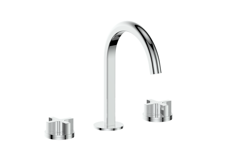 Vogt Mond 8" Widespread Bathroom Sink Faucet with Pop-Up Drain – Chrome – BF.M3.1311.CC