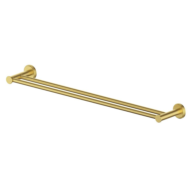 Vogt Zehn 24" Double Towel Bar – Brushed Gold – BA.0509.BG