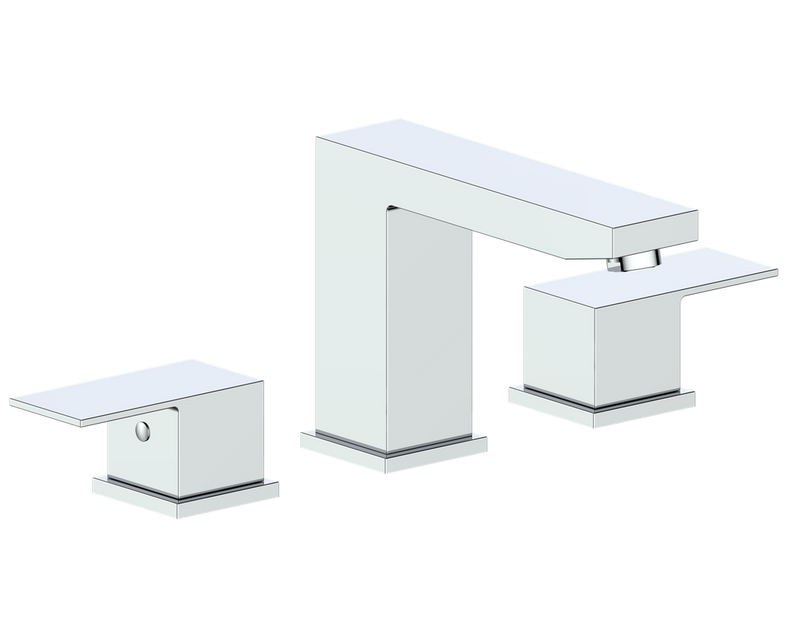 Vogt Kapfenberg 8" Widespread Bathroom Sink Faucet with Pop-Up Drain – Chrome – BF.KG.1311.CC
