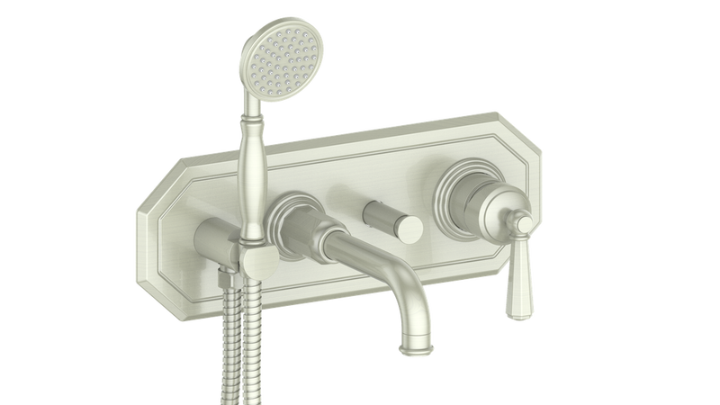 Vogt Carinthia Wall-Mount Tub Filler – Brushed Nickel – BF.C2.2210.BN