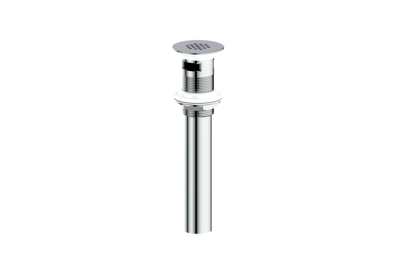 Vogt Grid Drain with Overflow – Chrome – PU.401.CC