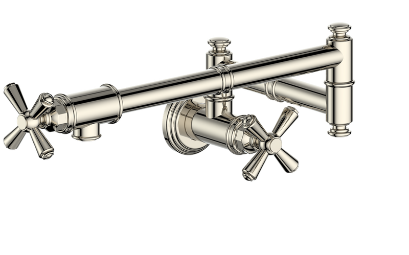 Vogt Carinthia Kitchen Pot Filler – Polished Nickel – KF.CA.23.PN