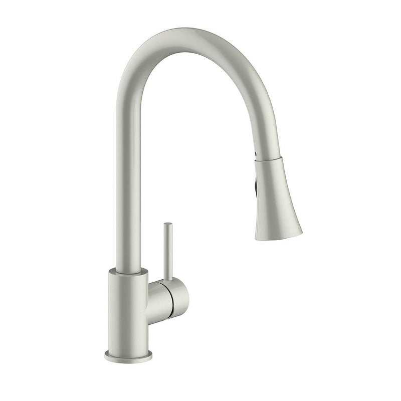 Vogt Traun C Pull-Down Kitchen Faucet – Brushed Nickel – KF.16TN.0103.BN