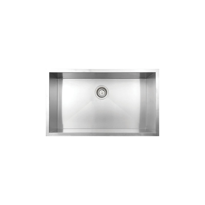 Vogt Wolfsberg 18Z 32" Single-Bowl 18-Gauge Stainless Steel Undermount Kitchen Sink – KS.3218.W18Z-61