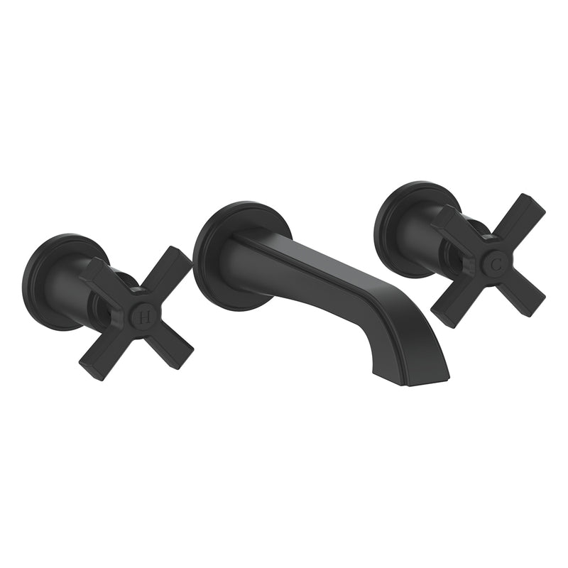 Vogt Zehn Wall-Mount Bathroom Sink Faucet – Matte Black – BF.Z4.1500.MB