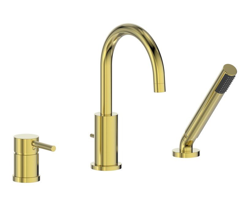 Vogt Worgl 3-Hole Deck-Mount Tub Filler – Brushed Gold – BF.WL.2000.BG