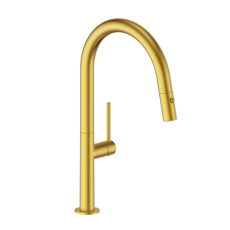Vogt Dornbirn 16" Kitchen Faucet – Brushed Gold – KF.16D1.0204.BG