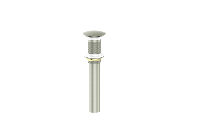 Vogt Mushroom Pop-Up Drain Without Overflow – Brushed Nickel – PU.200.BN