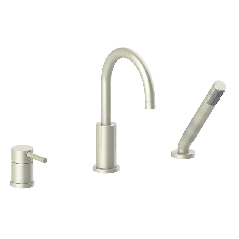 Vogt Worgl 3-Hole Deck-Mount Tub Filler – Brushed Nickel – BF.WL.2000.BN