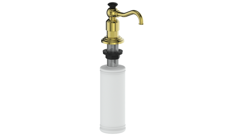 Vogt Carinthia Soap Dispenser – Brushed Gold / Matte Black – KA.04SD.BGB