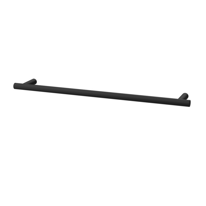 Rubi Round Towel Bar 18" Matte Black – RACRB02BK