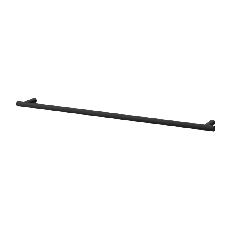 Rubi Round Towel Bar 24" Matte Black – RACRB03BK