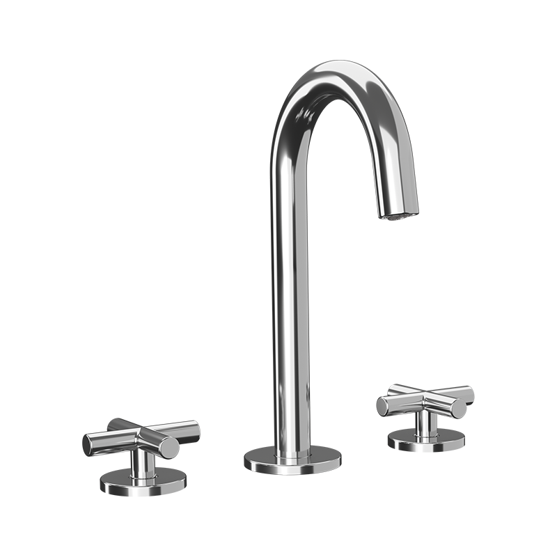 Rubi Alex Widespread Lav. Faucet With Push Drain Chrome - RCA18ABCC