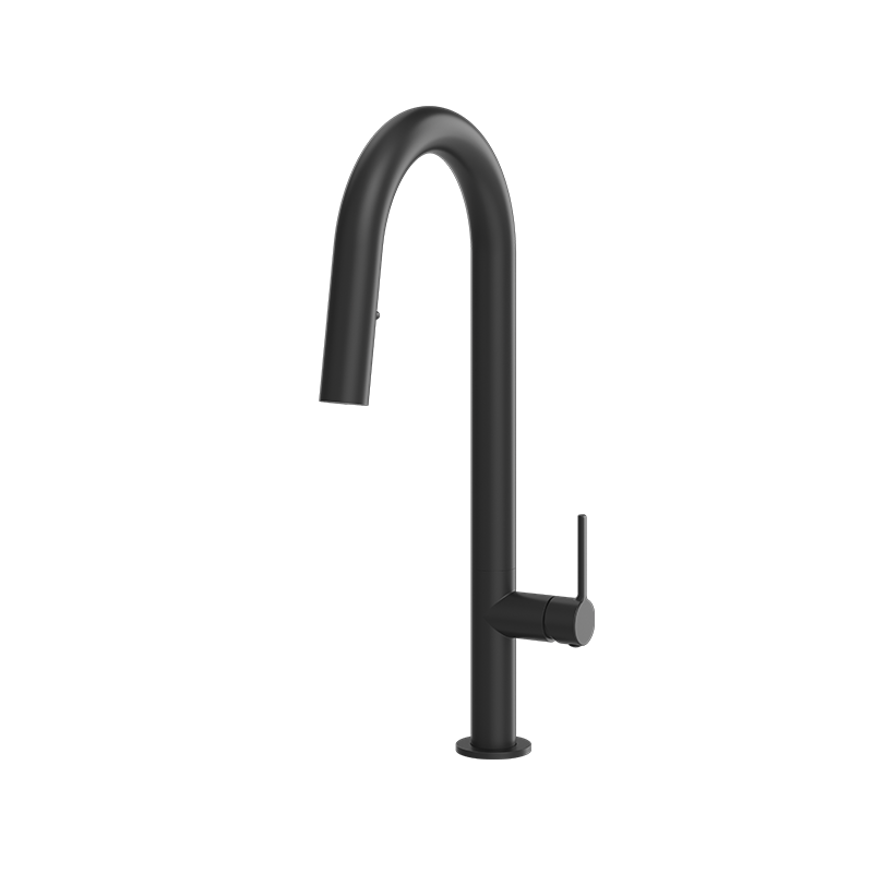 Rubi Cartier Pull Down Kitchen Faucet Matte Black - RCAR91D2BK