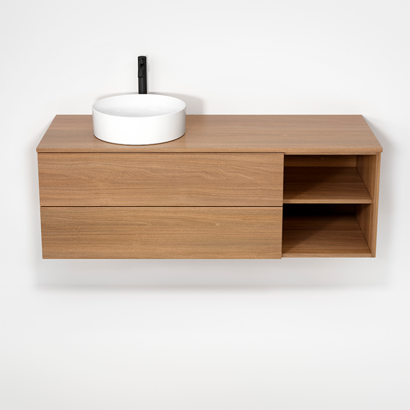 Rubi Haus 55" Wall Hung Vanity Natural Oak – RHS1400LK01NO